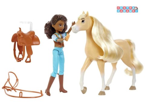 [ZA4925] Mattel Spirit Mustang duch wolności lalka Pru koń HFB90