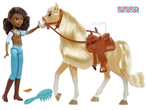 [ZA4925] Mattel Spirit Mustang duch wolności lalka Pru koń HFB90