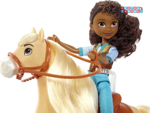 [ZA4925] Mattel Spirit Mustang duch wolności lalka Pru koń HFB90
