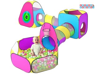 [ZA4974] Mega centrum zabawowe zestaw 5w1 namiot tunel namioty z tunelami