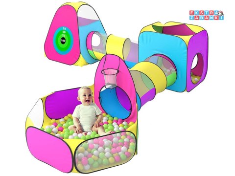 [ZA4974] Mega centrum zabawowe zestaw 5w1 namiot tunel namioty z tunelami