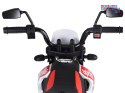[PA0302] Motocykl Cross APRILIA RX125 dla dziecka na akumulator 2x35W 12V/4.5Ah - biały
