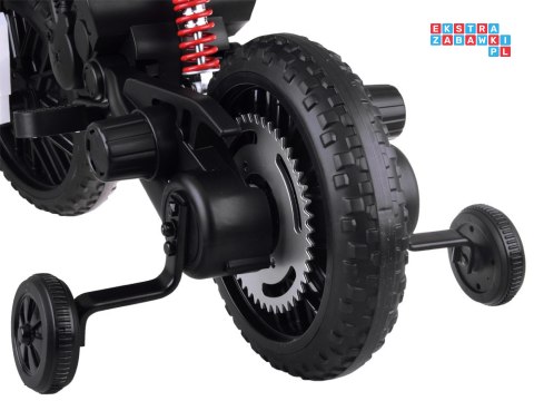 [PA0302] Motocykl Cross APRILIA RX125 dla dziecka na akumulator 2x35W 12V/4.5Ah - biały