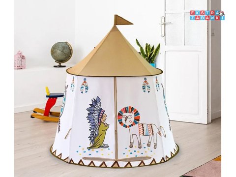 [ZA4940] Namiot Indiański Tipi okrągły namiot do zabawy dla dzieci