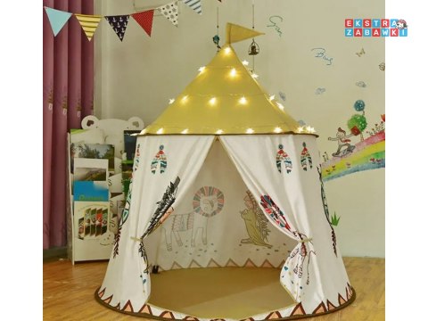 [ZA4940] Namiot Indiański Tipi okrągły namiot do zabawy dla dzieci