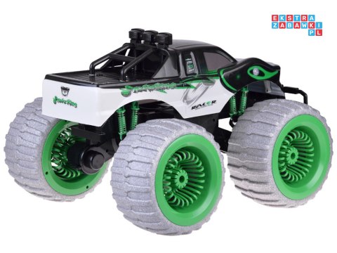Olbrzymie Auto Monster Snake 4x4 muzyka światła drift 360st. Pilot RC0633