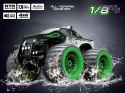 Olbrzymie Auto Monster Snake 4x4 muzyka światła drift 360st. Pilot RC0633