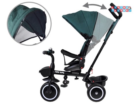 [SP0650 ZI] Rowerek dziecięcy trójkołowy Tiny Bike 3w1 z daszkiem orbacany