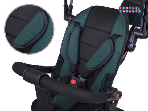[SP0650 ZI] Rowerek dziecięcy trójkołowy Tiny Bike 3w1 z daszkiem orbacany