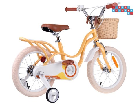 RoyalBaby Rower 16 Little Swan retro dziecięcy koszyk kółka boczne RB16-18