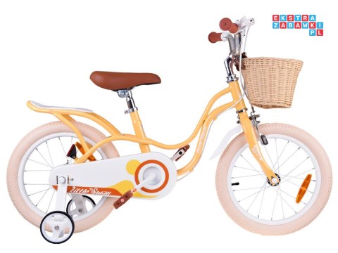 RoyalBaby Rower 16 Little Swan retro dziecięcy koszyk kółka boczne RB16-18