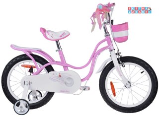 RoyalBaby Rower 16" Little Swan retro dziecięcy koszyk kółka boczne RB16-18