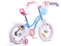 RoyalBaby Rower dziewczęcy STAR GIRL 14cal niebieski RB14G-1