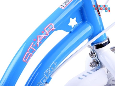 RoyalBaby Rower dziewczęcy STAR GIRL 14cal niebieski RB14G-1