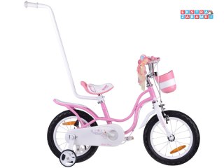 RoyalBaby dziecięcy Rower 14" Little Swan koszyk kółka boczne RB14-18