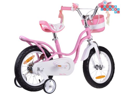 RoyalBaby dziecięcy Rower 14" Little Swan koszyk kółka boczne RB14-18