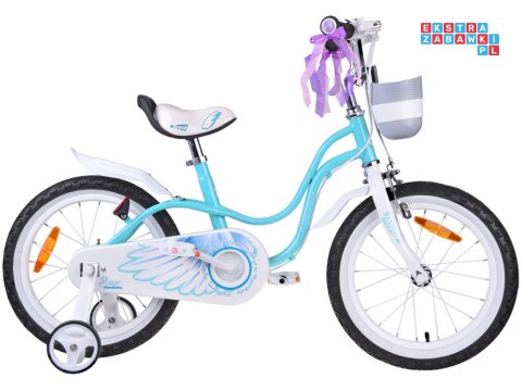 RoyalBaby dziecięcy Rower 16" Little Swan koszyk kółka boczne RB16-18