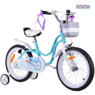 RoyalBaby dziecięcy Rower 16" Little Swan koszyk kółka boczne RB16-18