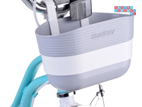 RoyalBaby uroczy Rower 14" Little Swan wstążki koszyk kółka boczne RB14-18