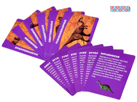 [ZA4999] Zestaw archeologiczny 12 dużych jaj + karty odkryj świat dinozaurów