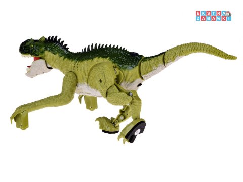 [RC0632 ZI] Zielony dinozaur prehistoryczna zabawka zdalnie sterowana na pilota