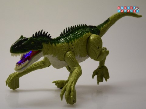 [RC0632 ZI] Zielony dinozaur prehistoryczna zabawka zdalnie sterowana na pilota