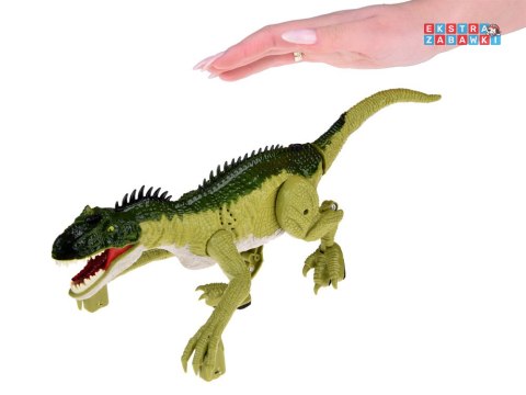 [RC0632 ZI] Zielony dinozaur prehistoryczna zabawka zdalnie sterowana na pilota