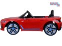 [PA0310] Autko BMW i4 na akumulator 12V/7Ah z pilotem led EVA ekoskóra - czerwony