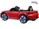 [PA0310] Autko BMW i4 na akumulator 12V/7Ah z pilotem led EVA ekoskóra - czerwony