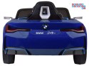 [PA0310] Autko BMW i4 na akumulator 12V/7Ah z pilotem led EVA ekoskóra - niebieski
