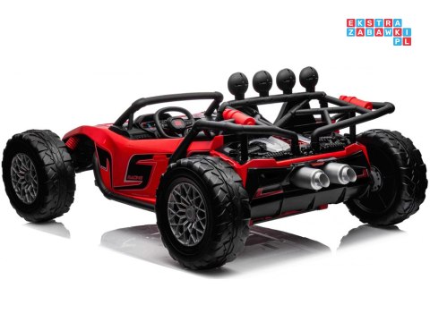 [PA0281] Buggy Racing dwuosobowy terenowy na akumulator 2x200W 24V/7Ah pilot - czerwony