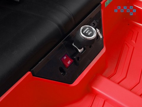 [PA0281] Buggy Racing dwuosobowy terenowy na akumulator 2x200W 24V/7Ah pilot - czerwony