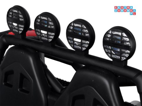 [PA0281] Buggy Racing dwuosobowy terenowy na akumulator 2x200W 24V/7Ah pilot - czerwony