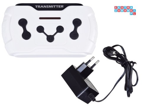 [PA0317] Duży dźwig na akumulator 12V/10Ah ruchomy hak światło dźwięk bujanie - żółty