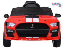 [PA0306] Ford Mustang Shelby GT500 na akumulator 2x35W 12V/10Ah pilot EVA bluetooth - czerwony