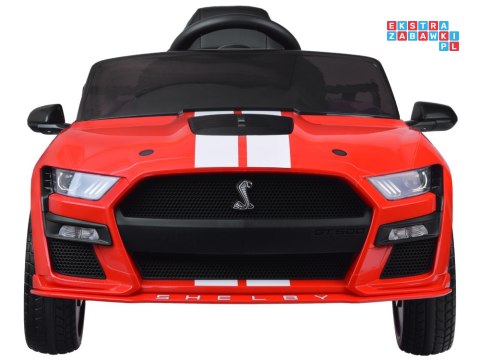 [PA0306] Ford Mustang Shelby GT500 na akumulator 2x35W 12V/10Ah pilot EVA bluetooth - czerwony