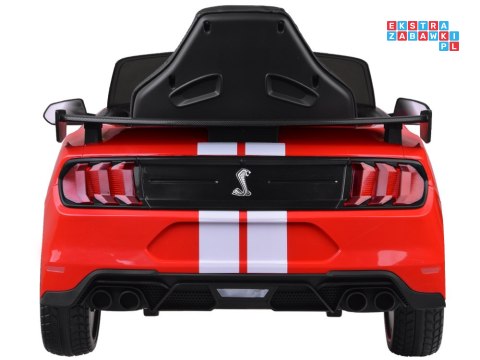[PA0306] Ford Mustang Shelby GT500 na akumulator 2x35W 12V/10Ah pilot EVA bluetooth - czerwony