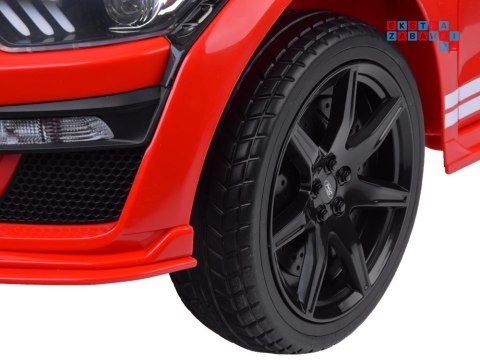 [PA0306] Ford Mustang Shelby GT500 na akumulator 2x35W 12V/10Ah pilot EVA bluetooth - czerwony
