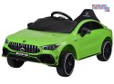 [PA0307] Mercedes AMG CLA 45S na akumulator 4x4 12V/10Ah efekt bujania Bluetooth pilot - zielony