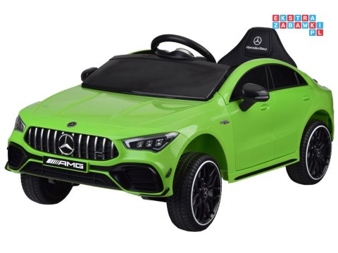 [PA0307] Mercedes AMG CLA 45S na akumulator 4x4 12V/10Ah efekt bujania Bluetooth pilot - zielony