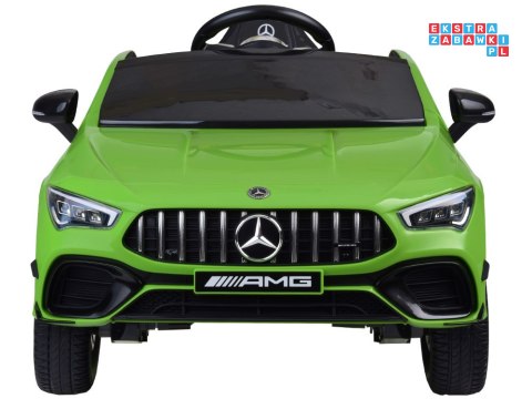 [PA0307] Mercedes AMG CLA 45S na akumulator 4x4 12V/10Ah efekt bujania Bluetooth pilot - zielony
