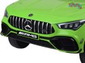[PA0307] Mercedes AMG CLA 45S na akumulator 4x4 12V/10Ah efekt bujania Bluetooth pilot - zielony