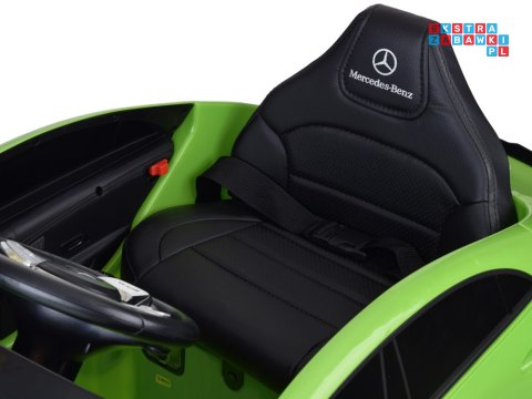 [PA0307] Mercedes AMG CLA 45S na akumulator 4x4 12V/10Ah efekt bujania Bluetooth pilot - zielony