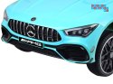 [PA0307] Mercedes AMG CLA 45S na akumulator 4x4 12V/10Ah efekt bujania Bluetooth pilot - niebieski