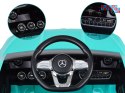 [PA0307] Mercedes AMG CLA 45S na akumulator 4x4 12V/10Ah efekt bujania Bluetooth pilot - niebieski