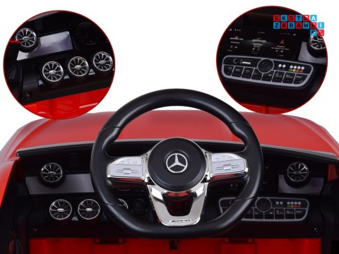 [PA0307] Mercedes AMG CLA 45S na akumulator 4x4 12V/10Ah efekt bujania Bluetooth pilot - czerwony