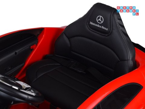 [PA0307] Mercedes AMG CLA 45S na akumulator 4x4 12V/10Ah efekt bujania Bluetooth pilot - czerwony
