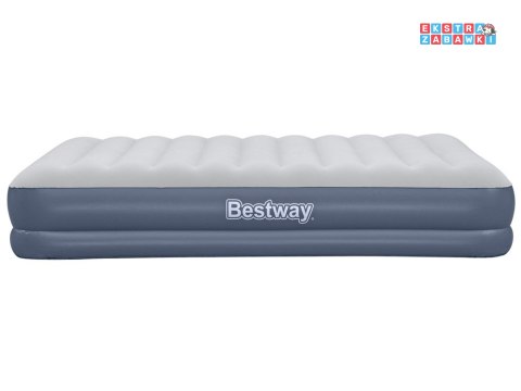 Bestway 2os dmuchany materac Queen Tritech Air pompka 203x152x36cm 6716T
