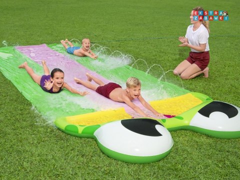 [BE52389] Bestway potrójny ślizg wodny żaba H2O GO! Długi - 4.88m