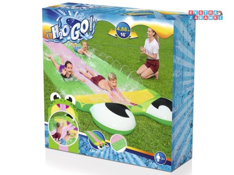 [BE52389] Bestway potrójny ślizg wodny żaba H2O GO! Długi - 4.88m